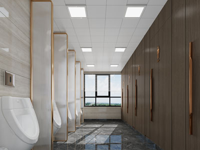 现代轻奢公共卫生间 洗手间