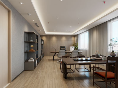 新中式董事长 总经理办公室