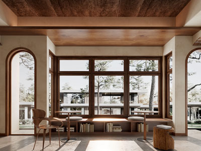 法式中古咖啡厅休闲区 休息区