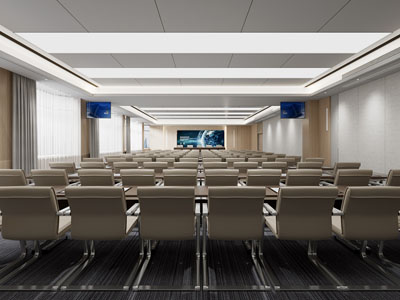 现代会议室 报告厅3d模型 现代会议室 报告厅