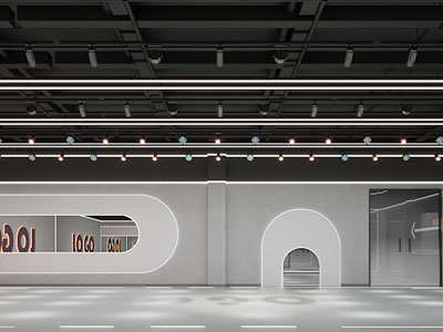 工业风loft舞蹈大厅 舞蹈馆3d模型 工业风loft舞蹈大厅 舞蹈馆