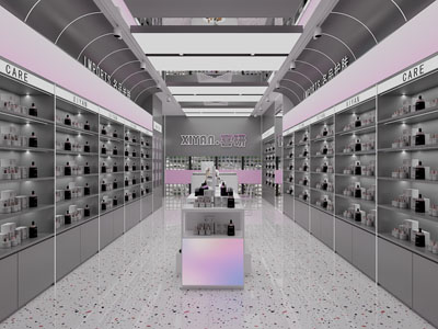 现代护肤化妆品专卖店