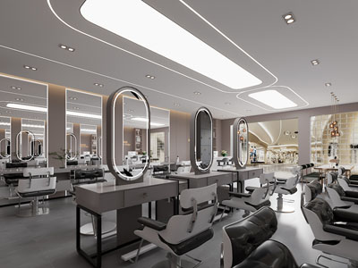现代美容美发店 理发店