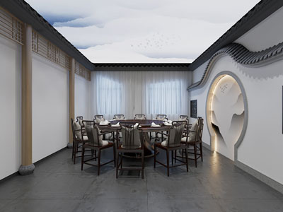 新中式酒店包厢包间