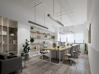 现代员工办公室 公共办公区