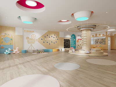 现代幼儿园活动教室3d模型 现代幼儿园活动教室