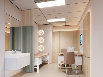 现代诊所 门诊室 诊疗室3d模型 现代诊所 门诊室 诊疗室