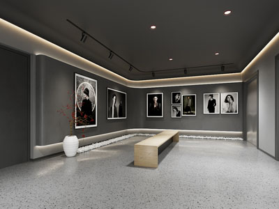 现代摄影展厅