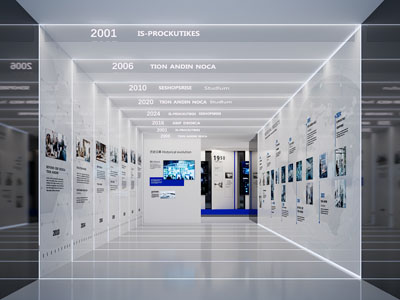 现代企业展厅展览 历史历程