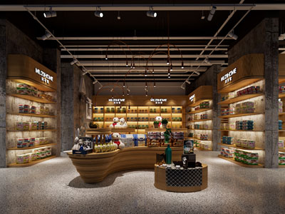 工业风loft儿童用品专卖店