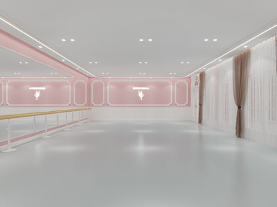 现代舞蹈室3d模型 现代舞蹈室