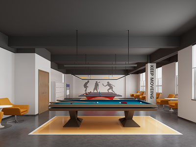 现代乒乓球馆3d模型 现代乒乓球馆