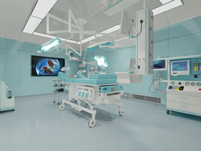 现代手术室 产房3d模型 现代手术室 产房