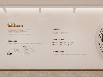 现代科技展厅展览 文化墙