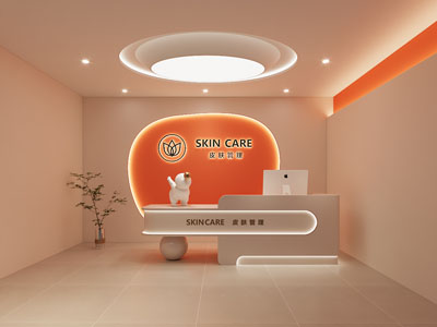 现代美容院前台接待