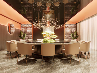 现代酒店包厢包间