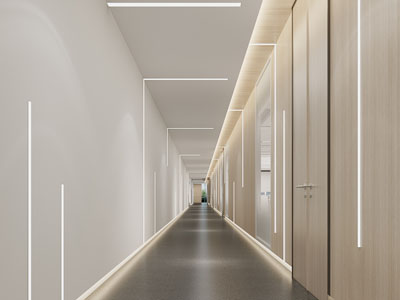 现代办公走廊过道