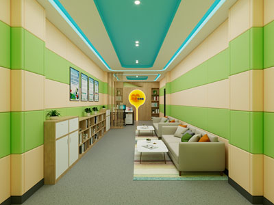 现代检察院阅览室 休闲区