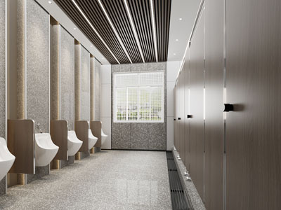 现代公共卫生间 洗手间