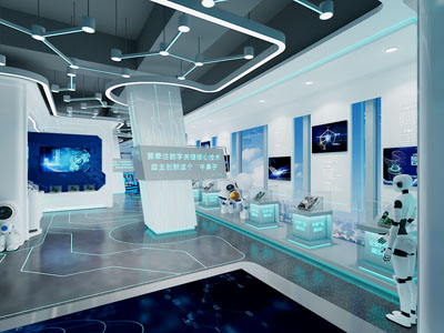 现代机器人科技展厅展览