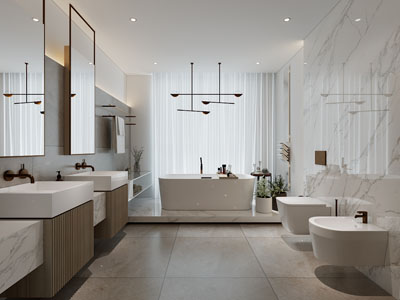 现代酒店卫生间 洗手间