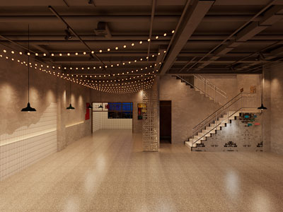 工业风loft管道天花吊顶3d模型 工业风loft管道天花吊顶