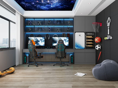 现代电竞游戏包房