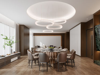 新中式酒店包厢包间