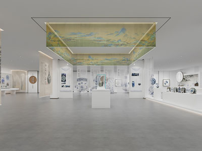 新中式瓷器工艺美术馆 展厅