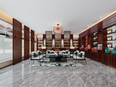 新中式烟酒专卖店