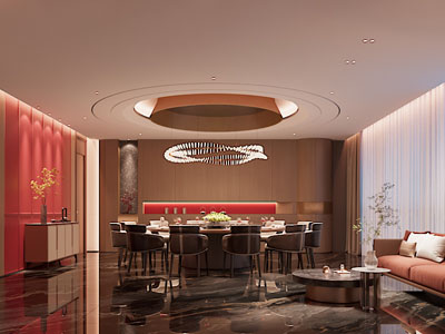 新中式酒店包厢包间