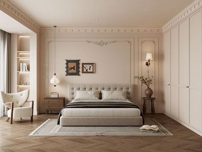 法式奶油风卧室