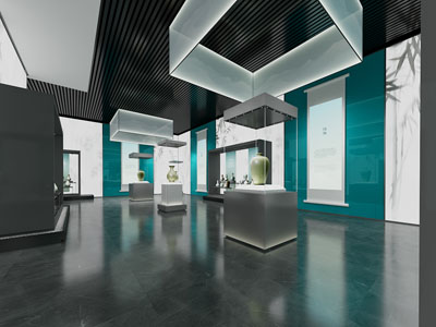 现代陶艺 陶瓷展厅 博物馆