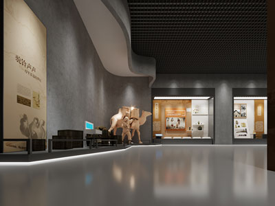 现代丝绸之路展厅 博物馆3d模型 现代丝绸之路展厅 博物馆