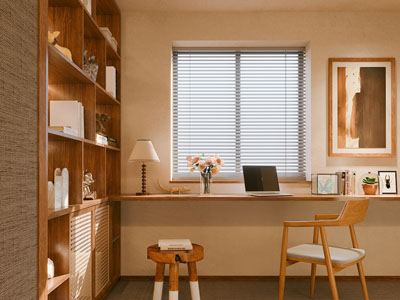 现代中古风书房