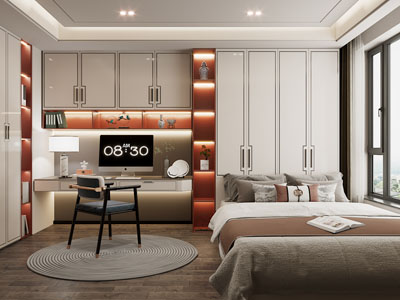 新中式榻榻米卧室