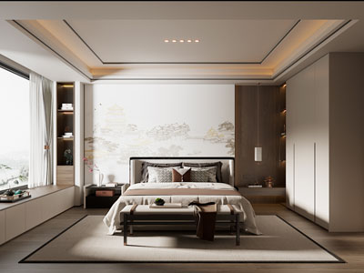 新中式卧室