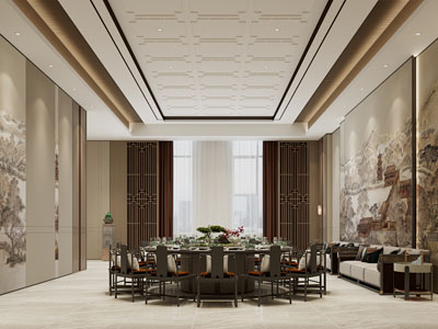 新中式酒店包厢包间