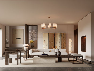 新中式中古风书房