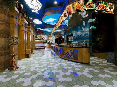 民族风蒙古饭店餐馆