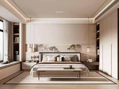 新中式卧室