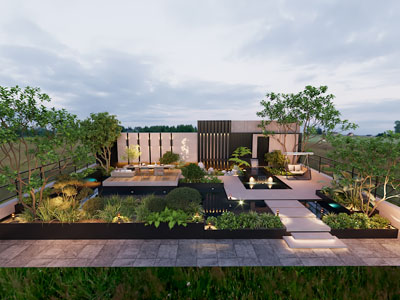 现代庭院景观园艺小品