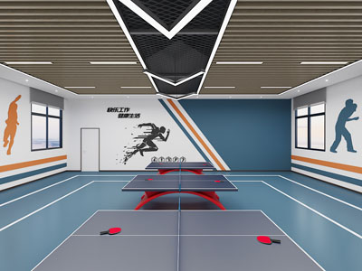 现代乒乓球馆3d模型 现代乒乓球馆