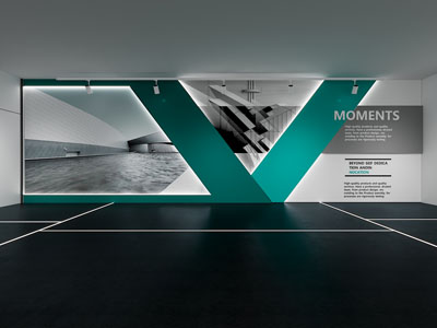 现代企业文化墙