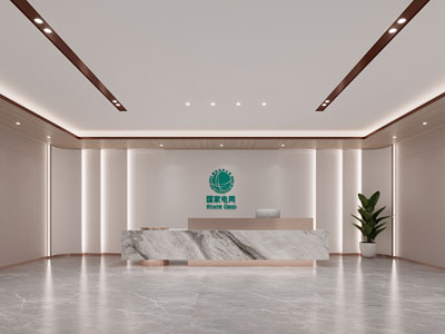 现代国家电网大厅前台接待