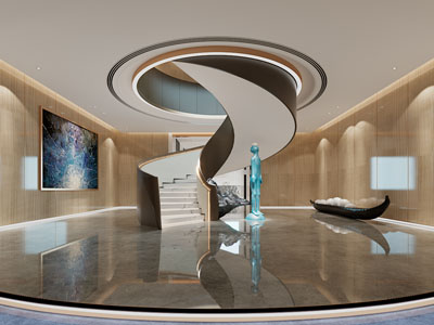 现代大堂 大厅3d模型 现代大堂 大厅
