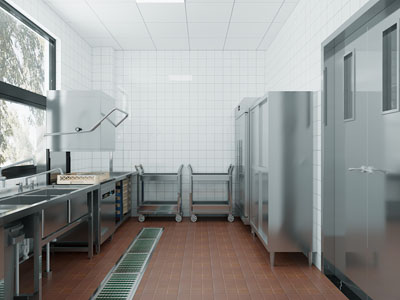 现代酒店饭店后厨