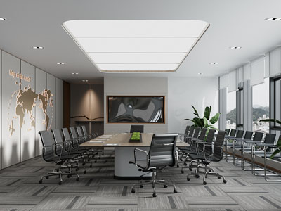 现代会议室3d模型 现代会议室