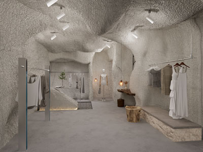 侘寂风服装专卖店