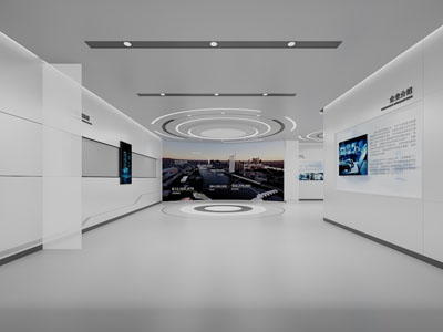 现代企业展厅展览